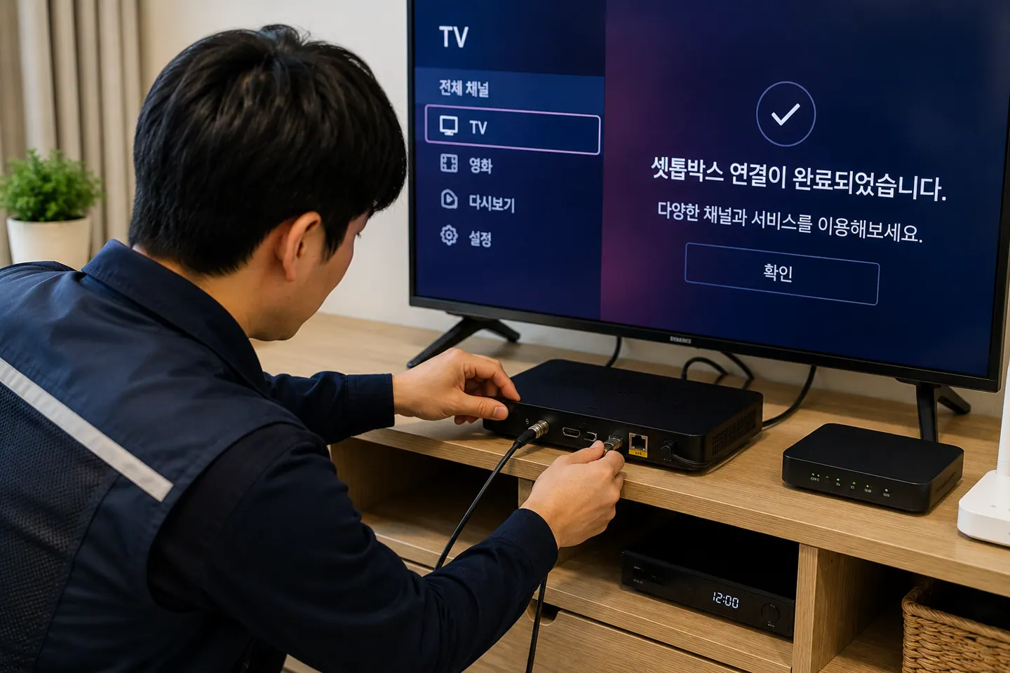 이사 인터넷 설치 관련 인터넷 설치 안내 사진